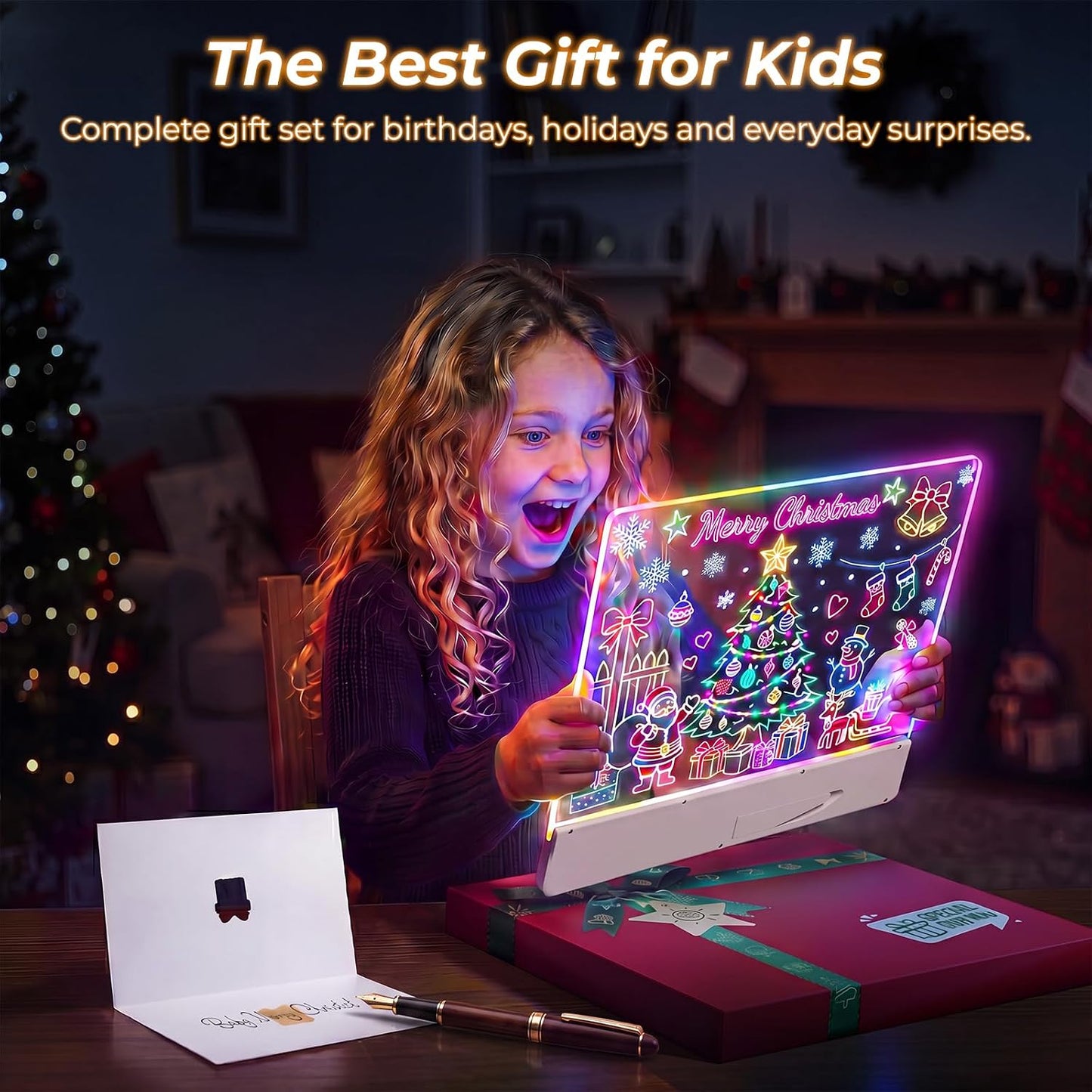 LED Light Writing Board  ( Free Pen )