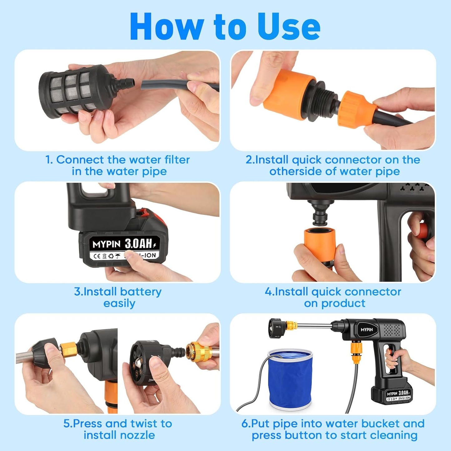 Portable Pressure Washer ( 48v )