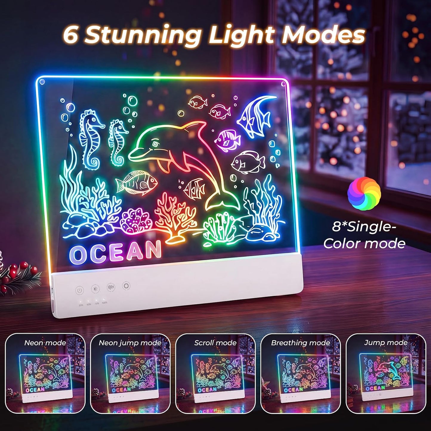 LED Light Writing Board  ( Free Pen )